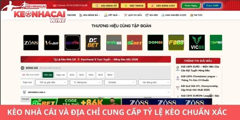 Kèo Nhà Cái và địa chỉ cung cấp tỷ lệ kèo chuẩn xác